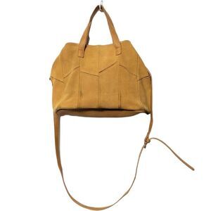 MODCLOTH Stem Suede Leather Tote Crossbody Bag